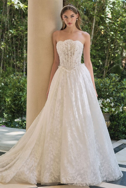Strapless Aline Gown - LL061B