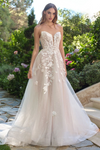 A Line Strapless Bridal Gown - LL070B