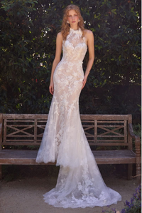Halter Mermaid Dress - LL077B