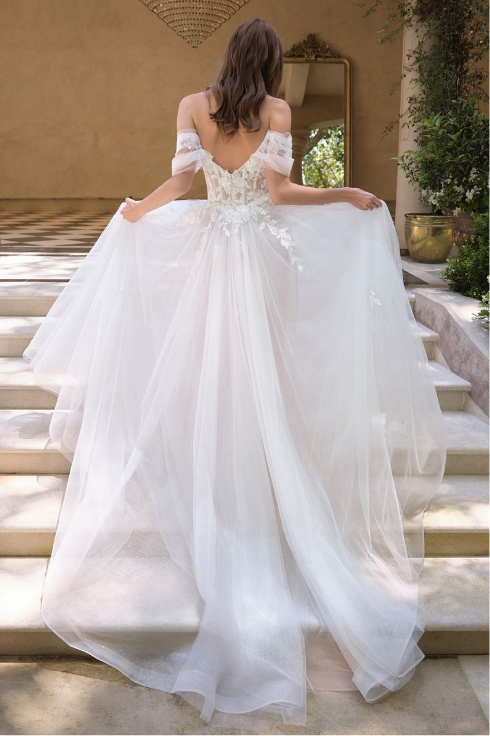 Off The Shoulder Bridal Gown - LL089B