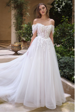 Off The Shoulder Bridal Gown - LL089B