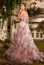 luxe Organza Evening Gown - LL1035CT