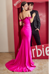 Off the Shoulder Fitted Prom Dress - LL110EV