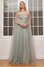 Beaded Evening Gown - LL0204EV