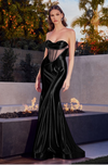 Satin Corset Mermaid Prom Dress - LL294EV